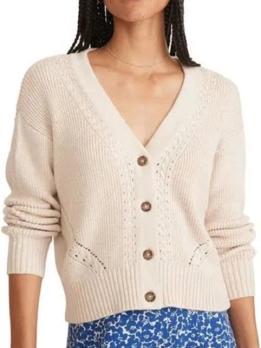 Marine Layer Robin Crop Cardigan Size S
